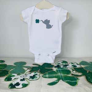 Elephant & Clover Onesie
